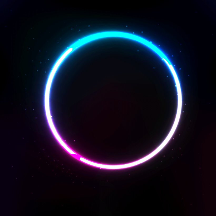 Blank violet circle neon signboard vector | free image by rawpixel.com /  Kappy Kappy | Neon backgrounds, Neon wallpaper, Poster background design