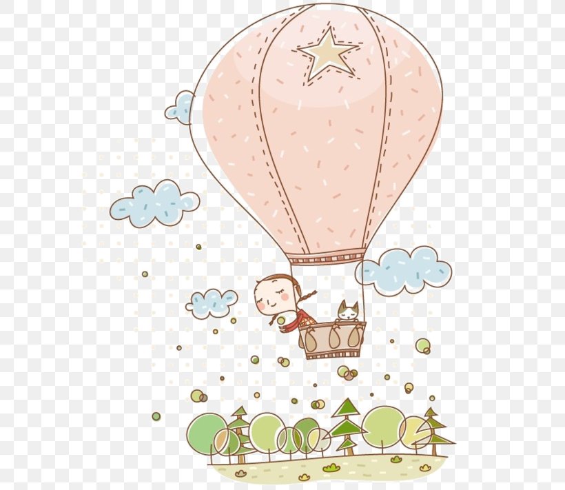 Cartoon Hot Air Balloon Child, PNG, 600x711px, Watercolor, Cartoon, Flower, Frame, Heart Download Free