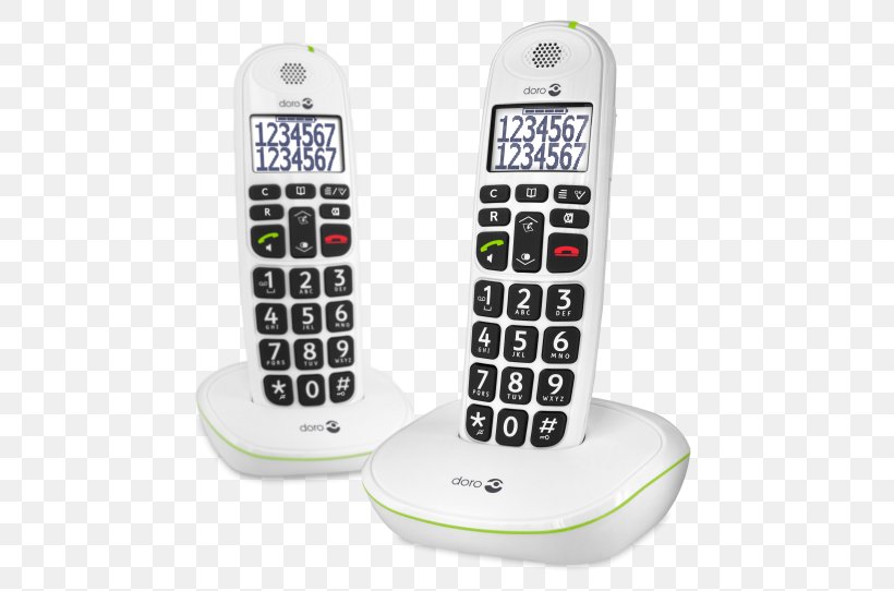 Cordless Telephone Doro PhoneEasy 100w Digital Enhanced Cordless Telecommunications, PNG, 542x542px, Telephone, Business Telephone System, Cellular Network, Communication Device, Cordless Telephone Download Free