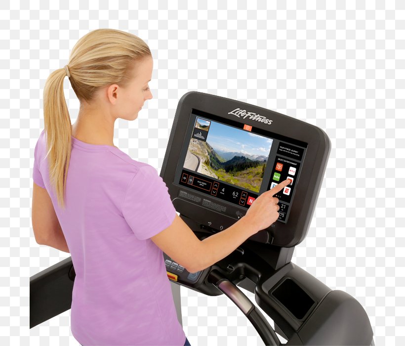 Exercise Machine Life Fitness Fitness Centre Treadmill Physical Fitness, PNG, 700x700px, Exercise Machine, Bodybuilding, Electronics, Elliptical Trainers, Exercise Download Free