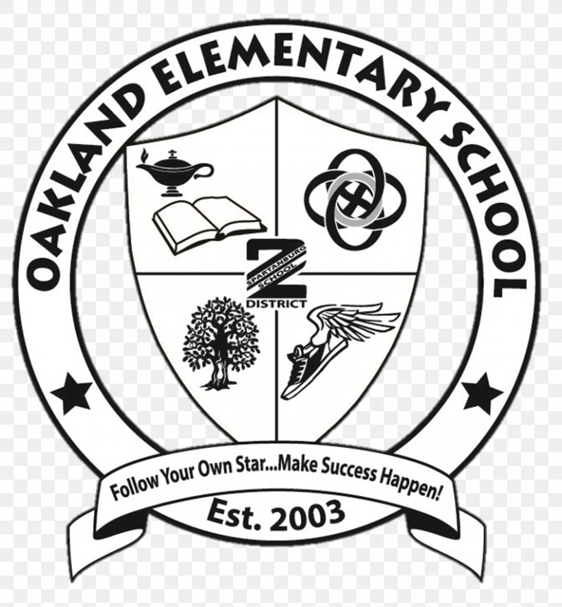 Spartanburg Oakland Elementary School Inman National Primary School, PNG, 850x919px, Spartanburg, Area, Black And White, Brand, Drawing Download Free