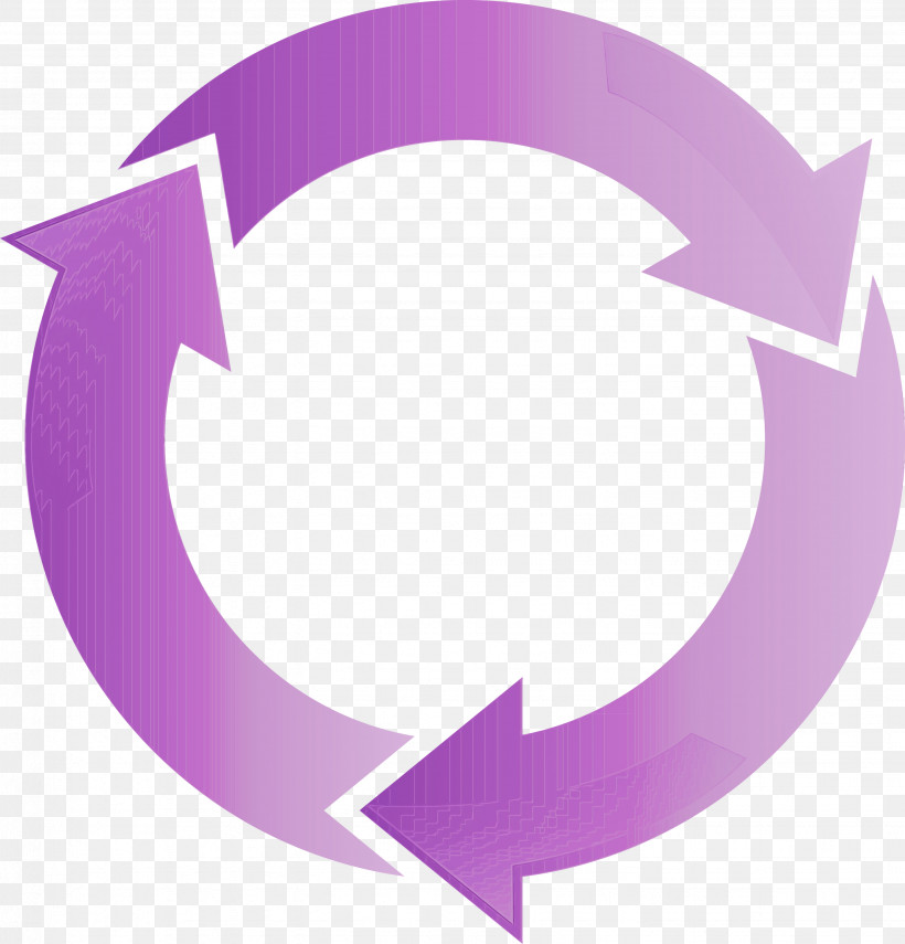 Violet Purple Circle Symbol Logo, PNG, 2877x3000px, Circle Arrow, Circle, Crescent, Logo, Magenta Download Free