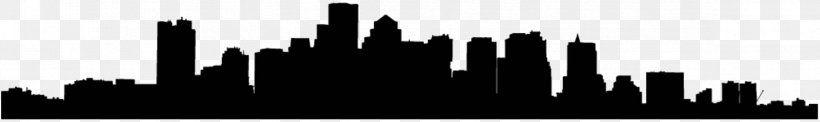 Boston Skyline Silhouette Building Clip Art, PNG, 2352x352px, Boston, Architect, Black And White, Building, City Download Free