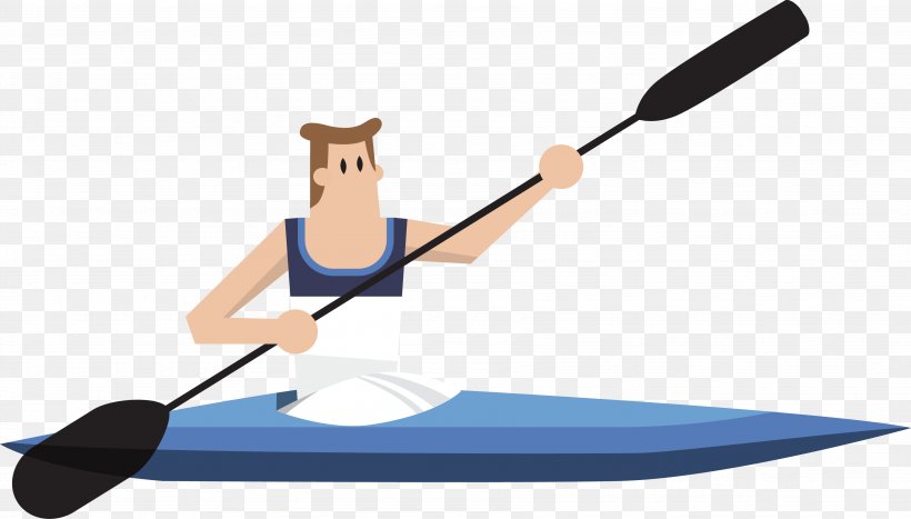 Cartoon Rowing, PNG, 3583x2041px, Cartoon, Animation, Artworks, Boat, Canoeing Download Free