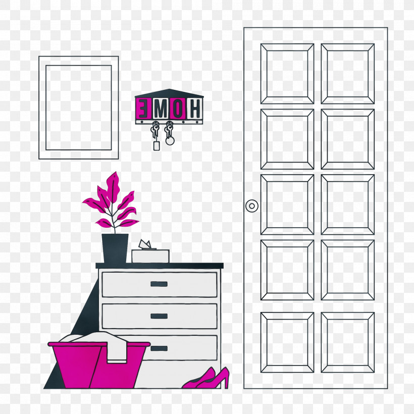 Lavender, PNG, 2000x2000px, Watercolor, Animation, Cartoon, Drawing, Furniture Download Free