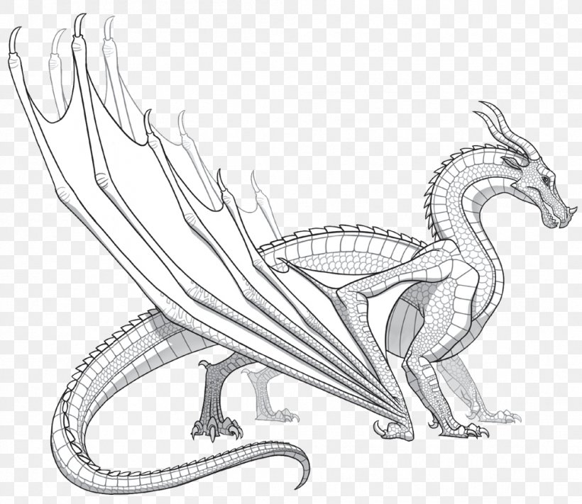 Wings Of Fire Dragon Coloring Book, PNG, 1003x870px, Wings Of Fire, Art, Artwork, Automotive Design, Black And White Download Free
