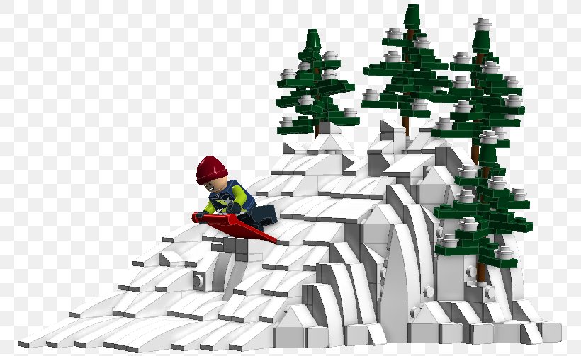 Christmas Tree Snow Sledding, PNG, 769x503px, Christmas Tree, Cartoon, Character, Christmas, Christmas Decoration Download Free
