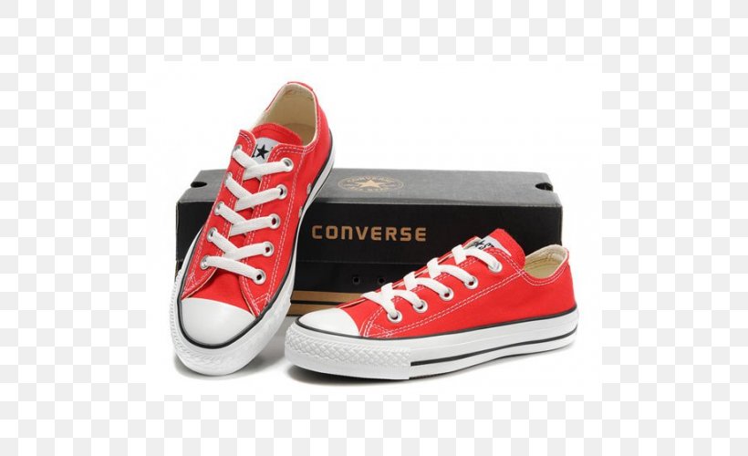 Converse Chuck Taylor All-Stars Sneakers Vans Red, PNG, 500x500px, Converse, Athletic Shoe, Brand, Carmine, Chuck Taylor Download Free