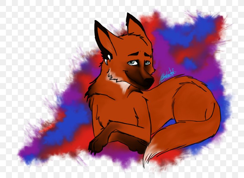 Fox Dog Cartoon Snout, PNG, 800x600px, Watercolor, Cartoon, Flower, Frame, Heart Download Free
