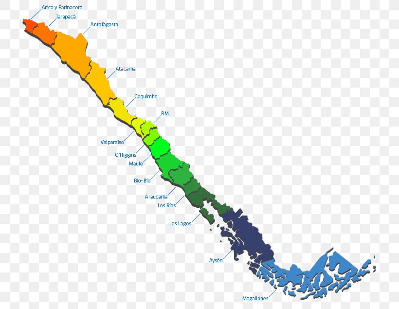 Regions Of Chile Map Mover Decapack Service, PNG, 745x635px, Regions Of Chile, Area, Chile, Chiles Naturlige Regioner, Decapack Download Free