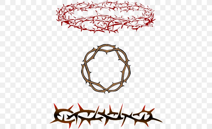 Crown Of Thorns Christianity Clip Art, PNG, 441x500px, Crown Of Thorns, Area, Branch, Christian Cross, Christian Symbolism Download Free