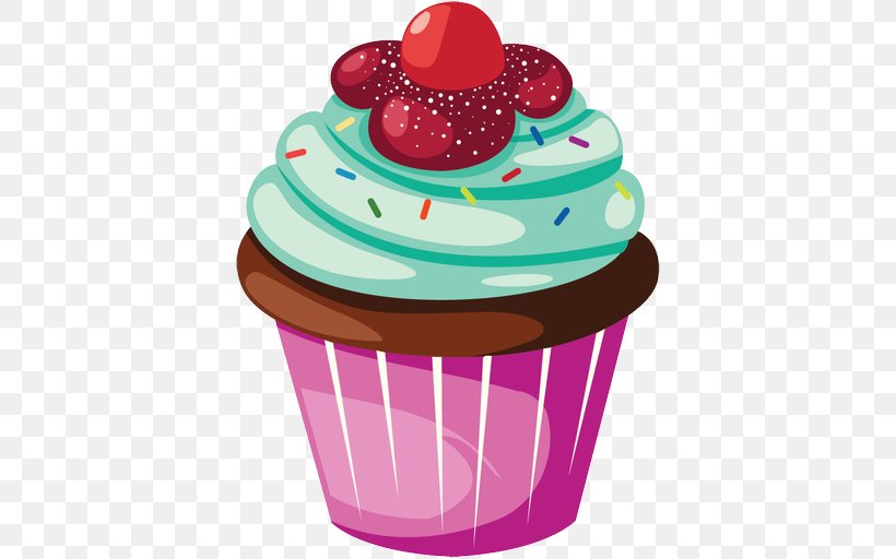 Cupcake Muffin Bakery Clip Art, PNG, 512x512px, Cupcake, Bakery, Baking, Baking Cup, Cake Download Free