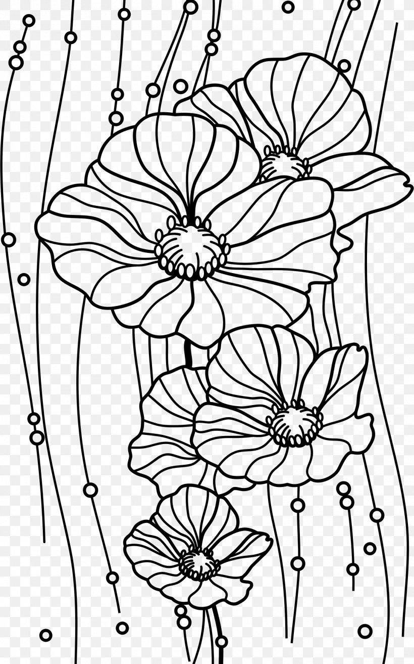 Flower Drawing Line Art Clip Art, PNG, 1498x2400px, Flower, Area, Art, Black, Black And White Download Free