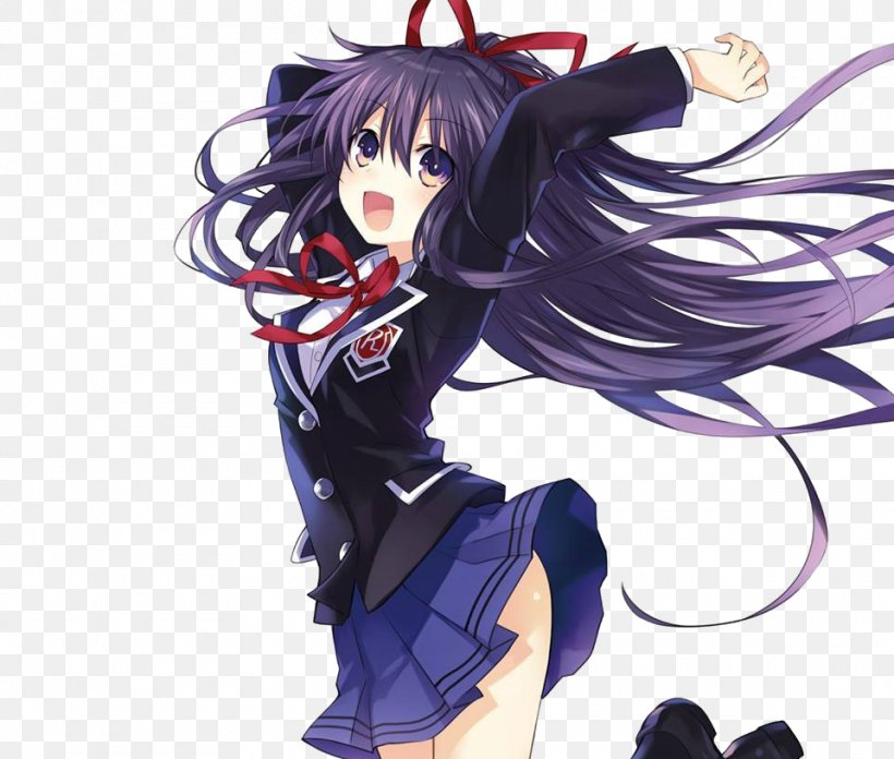Date A Live: Tohka Dead End Date A Live 2: Yoshino Puppet School Uniform, PNG, 960x815px, Watercolor, Cartoon, Flower, Frame, Heart Download Free