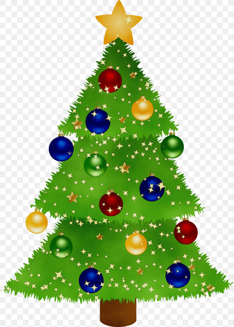 Christmas Tree, PNG, 2147x3000px, Watercolor, Christmas Day, Christmas Ornament, Christmas Tree, Conifers Download Free