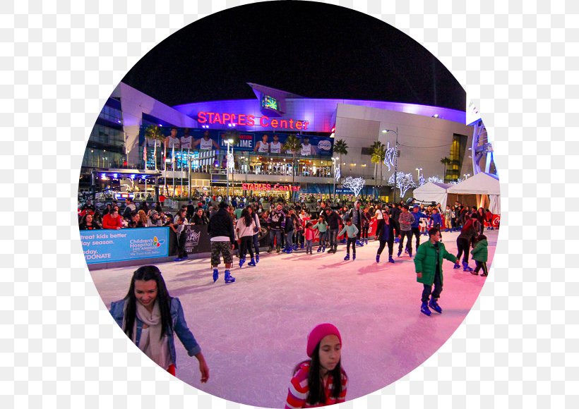 L.A. Live Ice Rink Los Angeles Kings Ice Skating Recreation, PNG, 599x580px, La Live, Crowd, Event, Festival, Fun Download Free