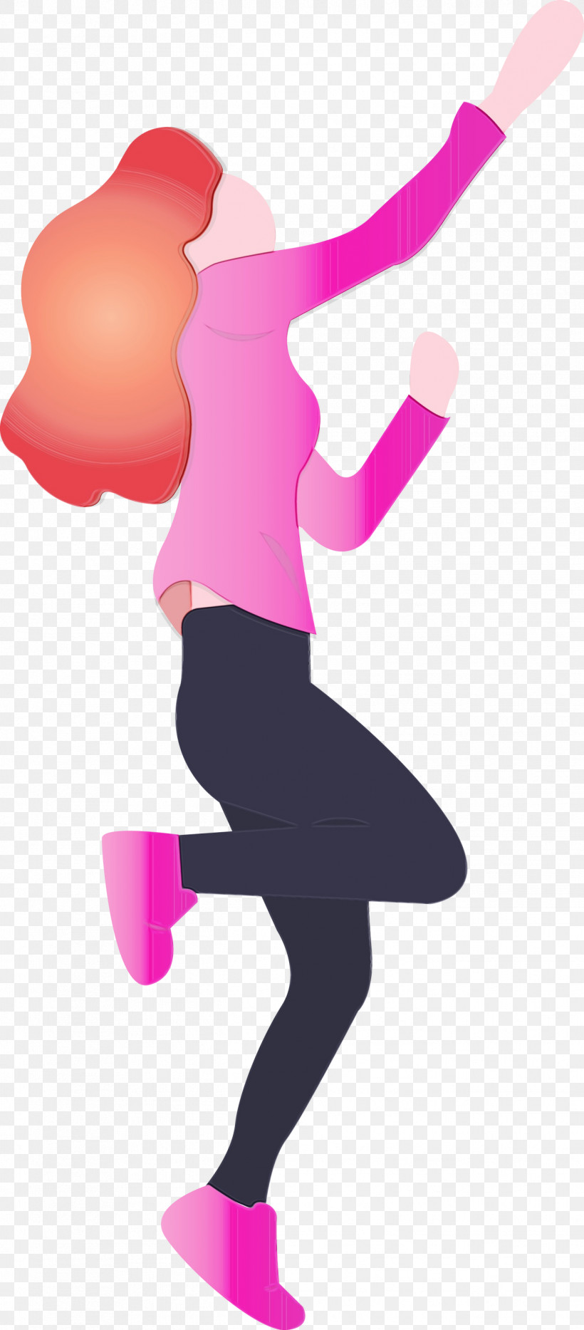 Pink Leggings Running Physical Fitness Dance, PNG, 1317x3000px, Watercolor, Dance, Leggings, Paint, Physical Fitness Download Free