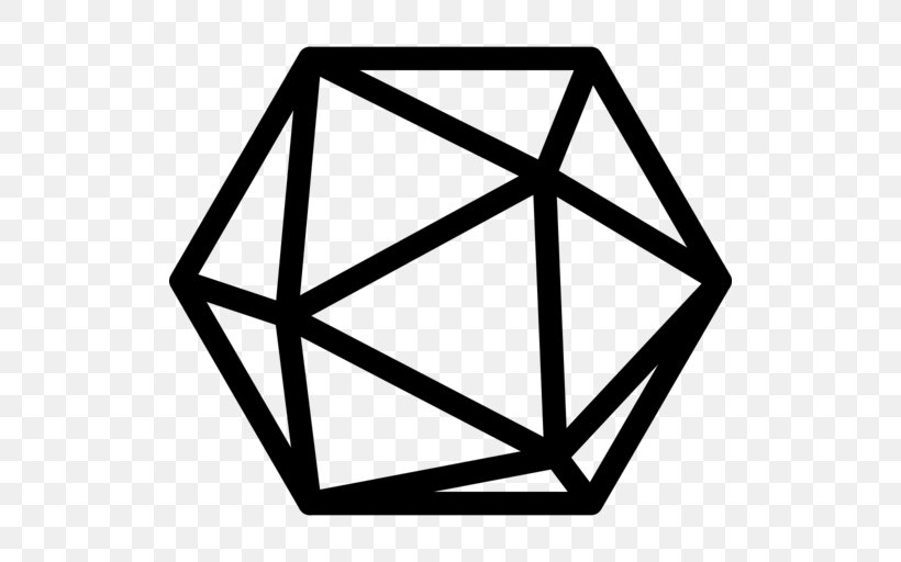 Dungeons & Dragons D20 System Dice, PNG, 512x512px, Dungeons Dragons, Area, Black And White, D20 System, Dice Download Free