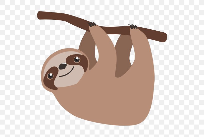 Sloth Clip Art Cuteness Cartoon Illustration, PNG, 550x550px, Sloth, Animal, Baby Sloth, Brownthroated Sloth, Carnivoran Download Free