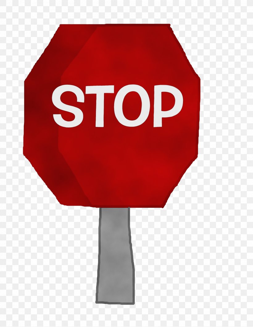 Stop Sign, PNG, 2550x3300px, Watercolor, Paint, Red, Sign, Signage Download Free
