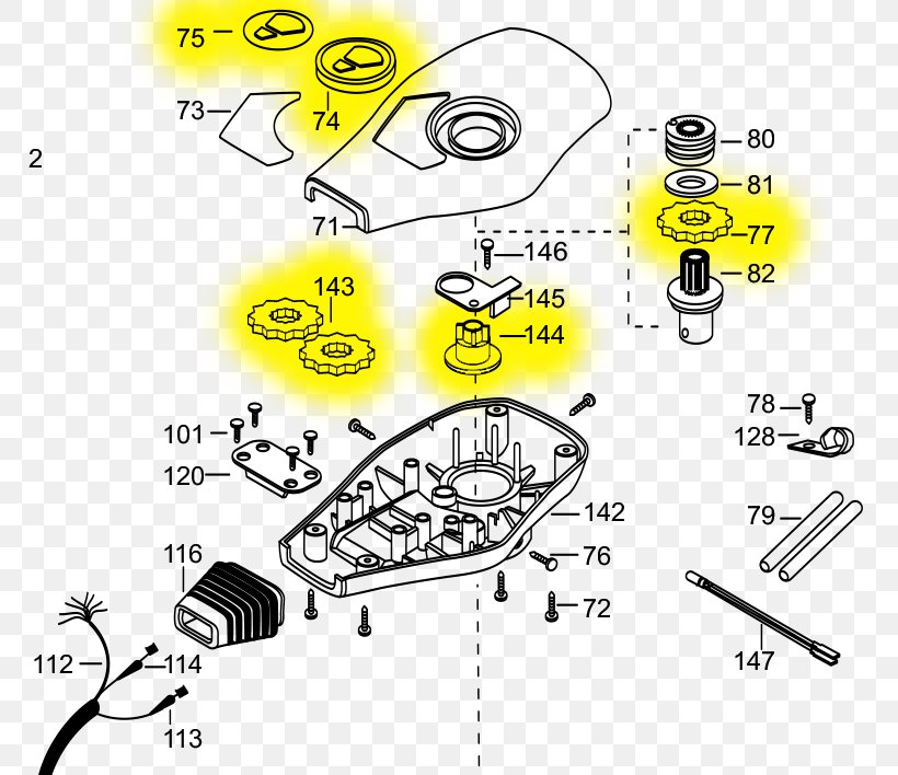 Trolling Motor Wiring Diagram Car Electrical Wires & Cable, PNG, 767x708px, Trolling Motor, Area, Art, Auto Part, Black And White Download Free