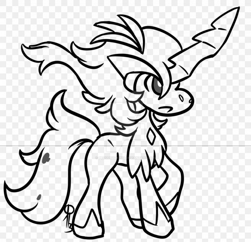 Coloring Book Keldeo Pokémon Black And White Line Art, PNG, 1024x988px, Watercolor, Cartoon, Flower, Frame, Heart Download Free