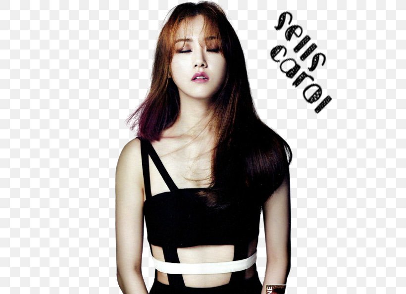 Heo Ga-yoon 4Minute Model Photo Shoot Hair, PNG, 525x594px, Heo Gayoon, Bangs, Black Hair, Brown Hair, Fashion Download Free
