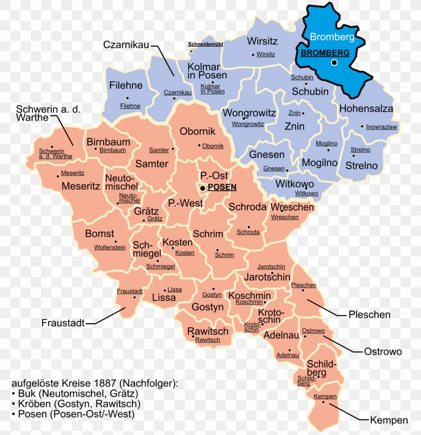 Province Of Posen Bromberg Kreis Hohensalza Kreis Gnesen Kreis Witkowo, PNG, 1200x1241px, Province Of Posen, Area, Diagram, Districts Of Germany, Gniezno Download Free