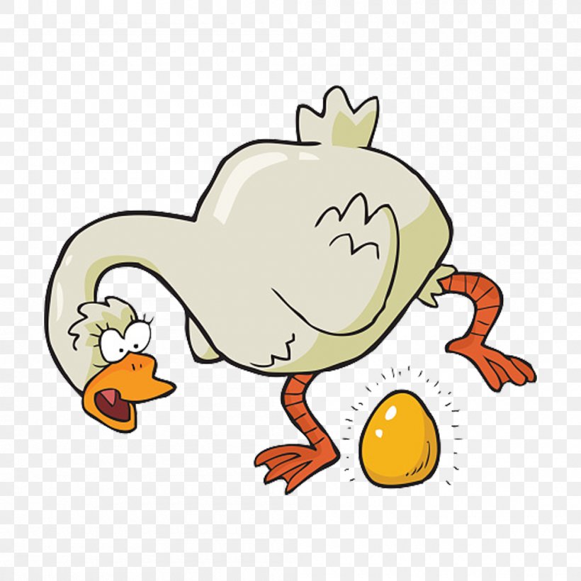 The Goose That Laid The Golden Eggs Clip Art, PNG, 1000x1000px, Goose That Laid The Golden Eggs, Amphibian, Art, Beak, Bird Download Free