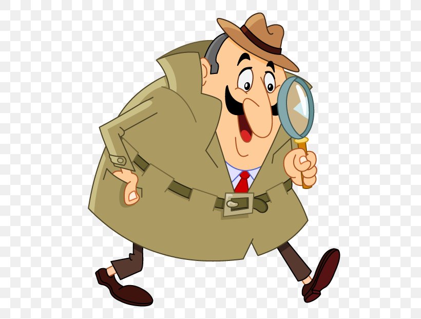 Vector Graphics Detective Clip Art Private Investigator Cartoon, PNG, 570x621px, Detective, Cartoon, Espionage, Fictional Character, Finger Download Free