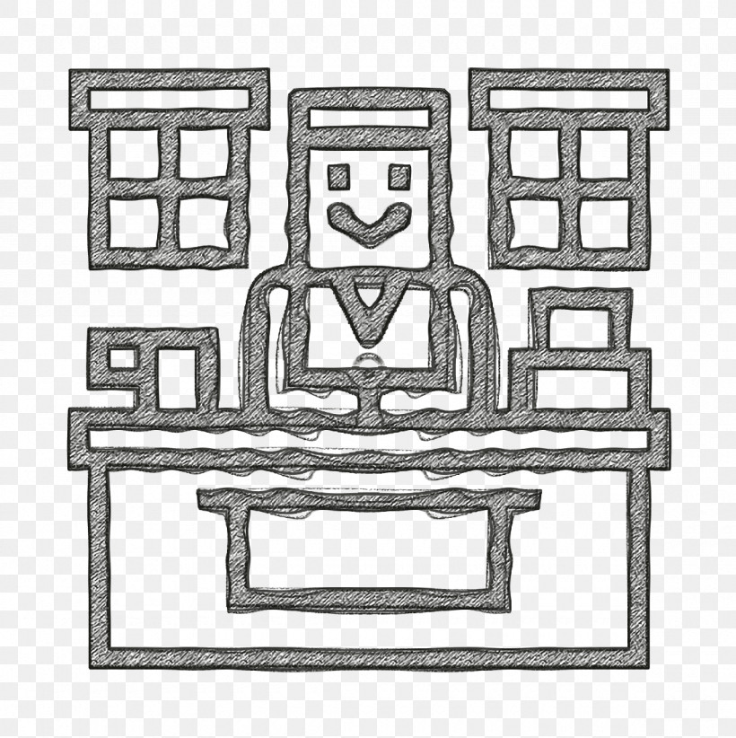 Office Icon Newspaper Icon Architecture And City Icon, PNG, 1180x1184px, Office Icon, Architecture And City Icon, Chair, Furniture, Line Download Free
