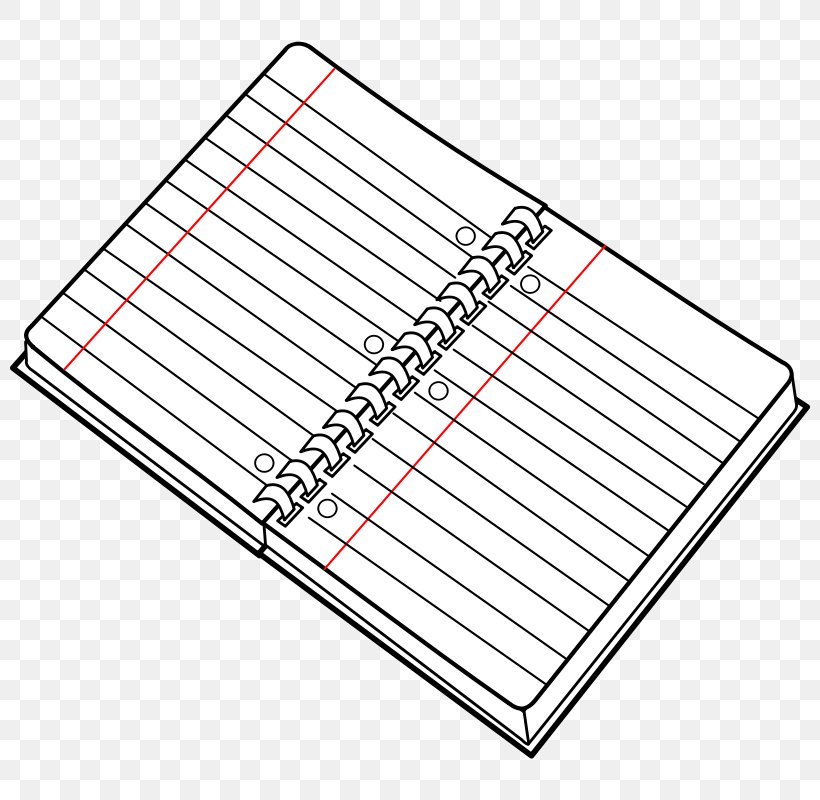 Paper Notebook Clip Art, PNG, 800x800px, Paper, Area, Coil Binding, Graph Paper, Material Download Free