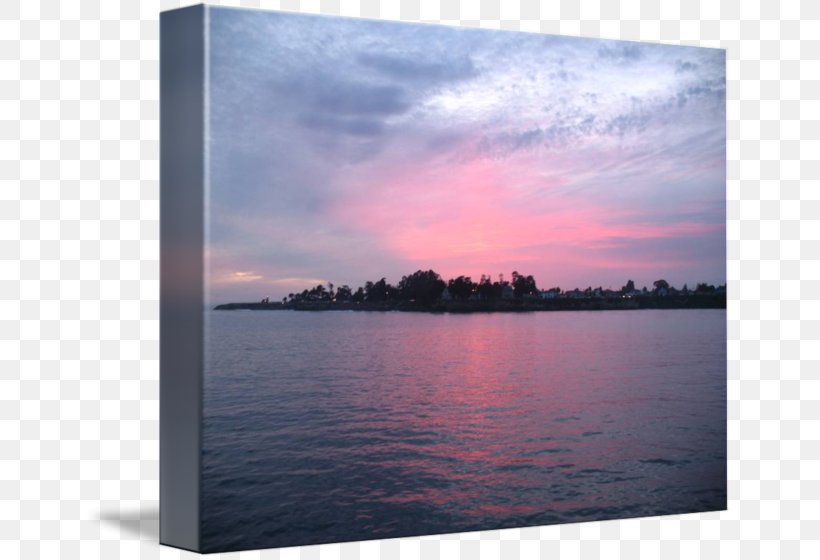 Santa Cruz Picture Frames Gallery Wrap Sea Canvas, PNG, 650x560px, Santa Cruz, Art, California, Calm, Canvas Download Free