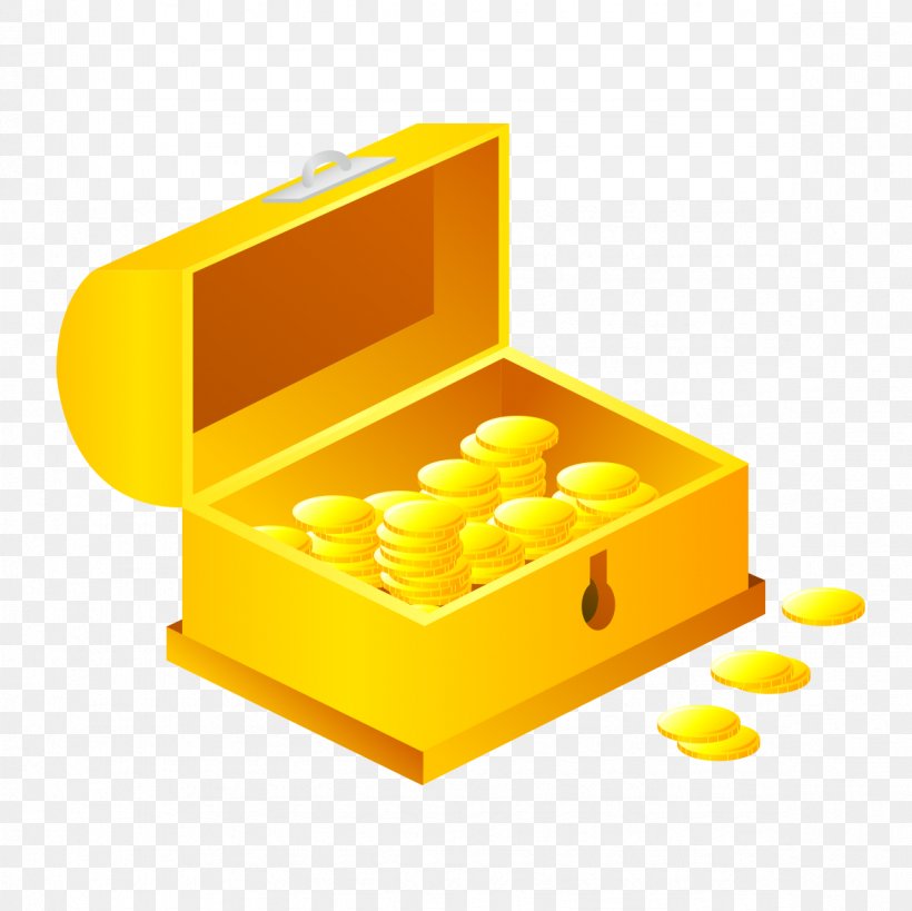Box Treasure Vector Graphics Yellow, PNG, 1181x1181px, Box, Cartoon,  Drawing, Gold, Jewellery Download Free