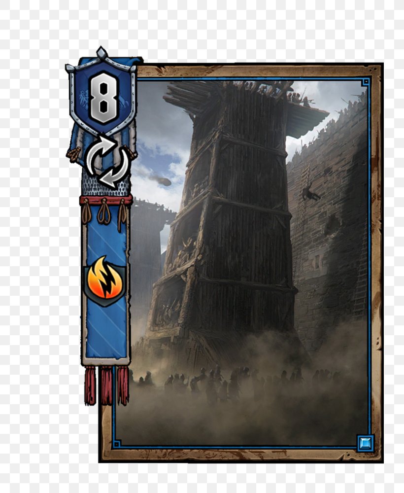 Gwent: The Witcher Card Game Siege Tower Siege Engine, PNG, 739x1000px, Gwent The Witcher Card Game, Ballista, Castle, Catapult, Cd Projekt Download Free