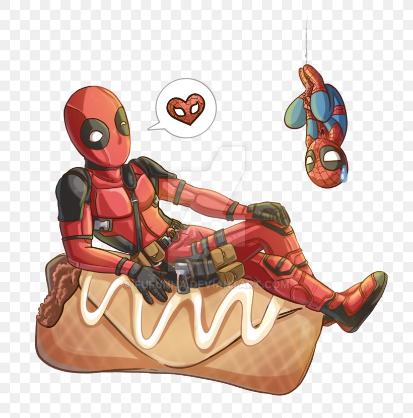 Chimichanga Deadpool Fan Art, PNG, 800x830px, Watercolor, Cartoon, Flower, Frame, Heart Download Free