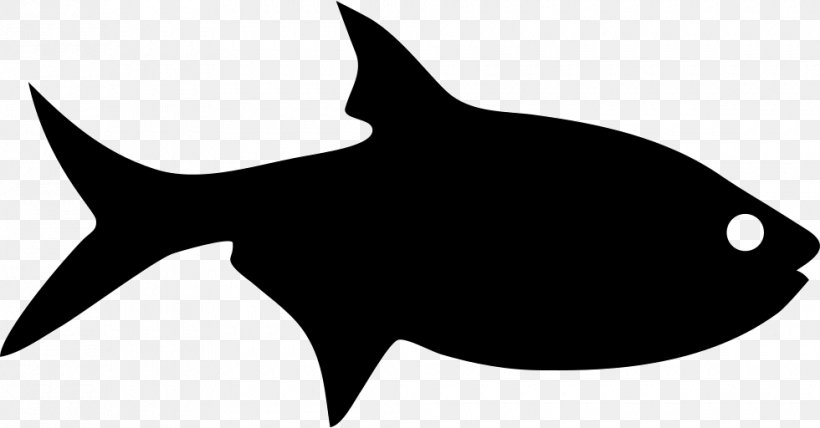 Fish Silhouette Shadow, PNG, 980x512px, Fish, Artwork, Black, Black And White, Cartilaginous Fish Download Free