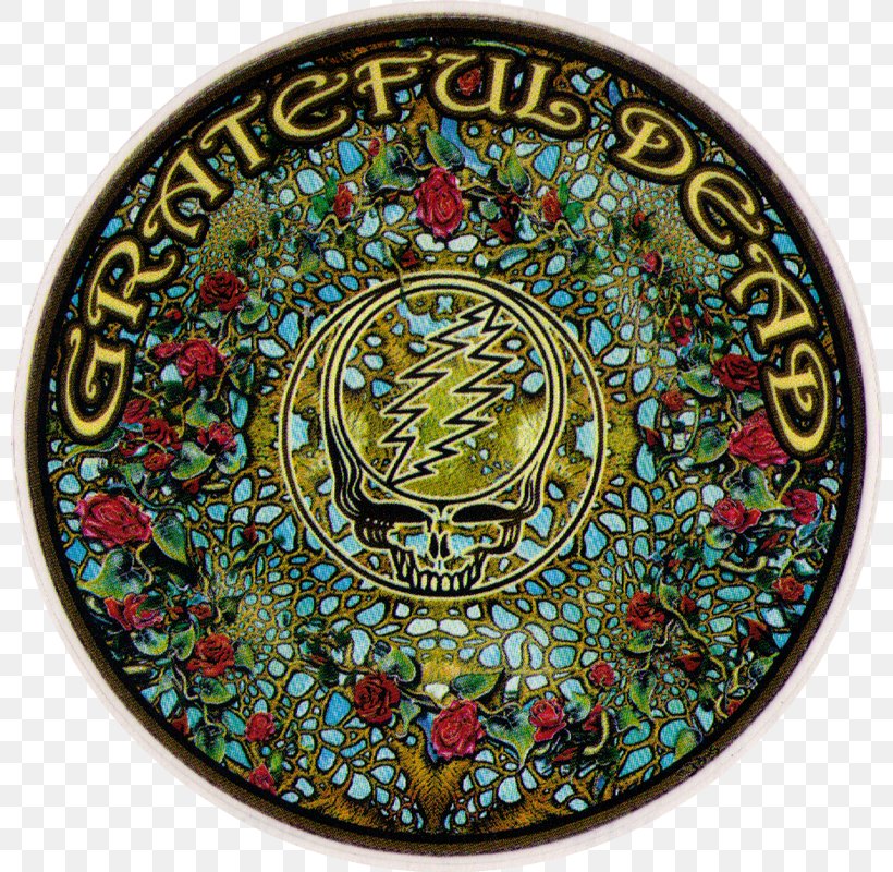 Grateful Dead Music Mandala Art Sticker, PNG, 800x800px, Grateful Dead, Art, Badge, Best Of The Grateful Dead, Decal Download Free