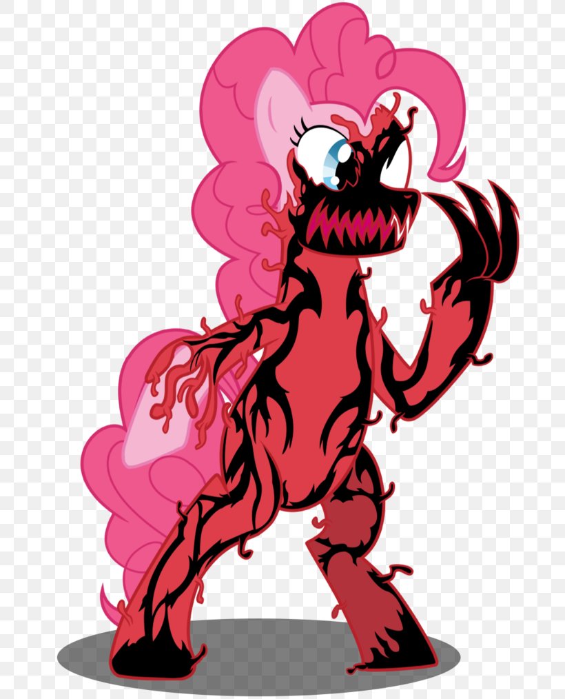 Pinkie Pie Venom Pony Spider-Man Symbiote, PNG, 787x1014px, Watercolor, Cartoon, Flower, Frame, Heart Download Free