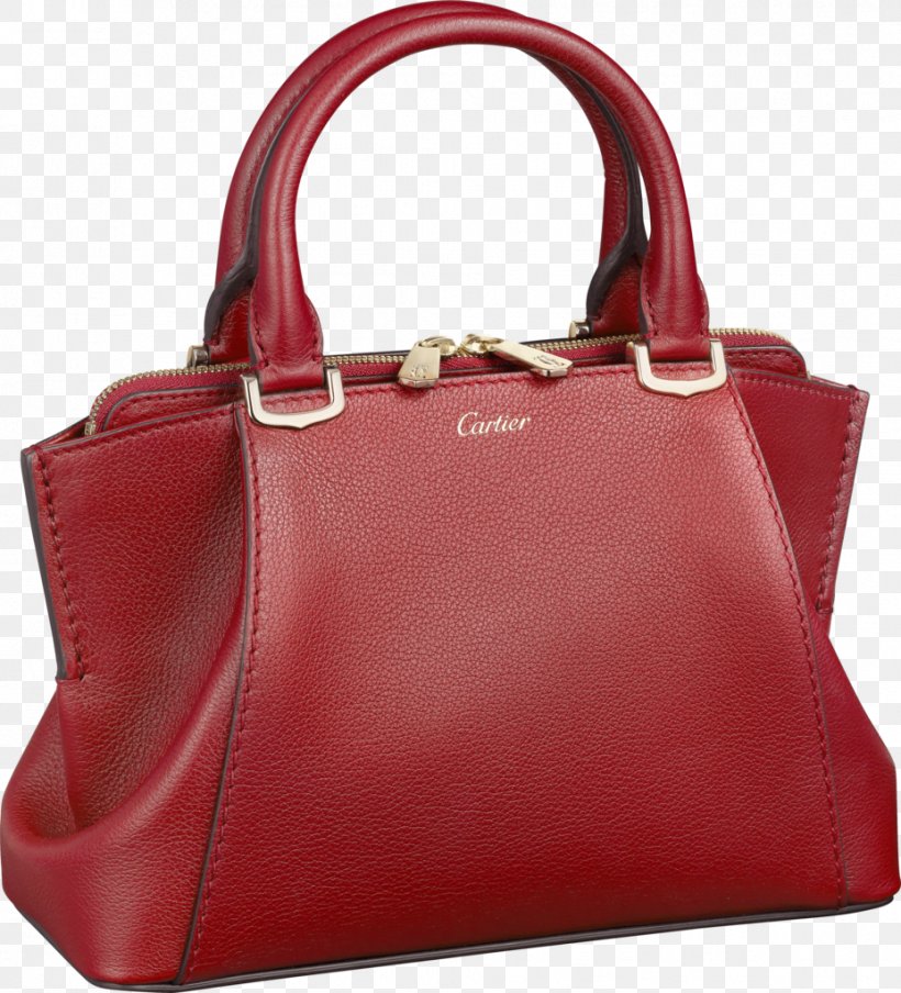 Tote Bag Leather Handbag Red Cartier, PNG, 928x1024px, Tote Bag, Bag, Brand, Cartier, Color Download Free