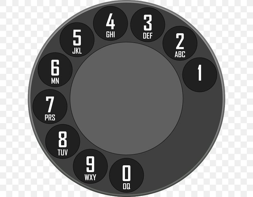 Rotary Dial Telephone Home & Business Phones Mobile Phones Dialer, PNG, 640x640px, Rotary Dial, Dialer, Electronics, Ghostbusters, Handset Download Free