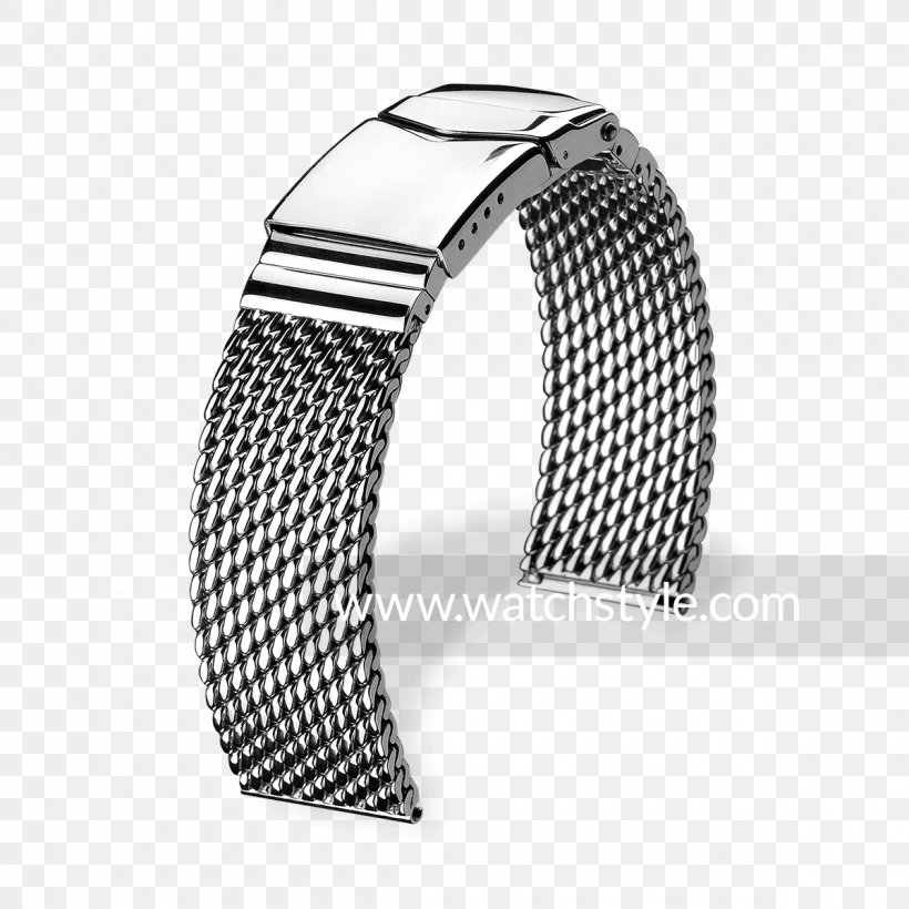 Veal Milanese Watch Strap Steel Mesh, PNG, 1200x1200px, Veal Milanese, Bangle, Bracelet, Buckle, Edelstaal Download Free