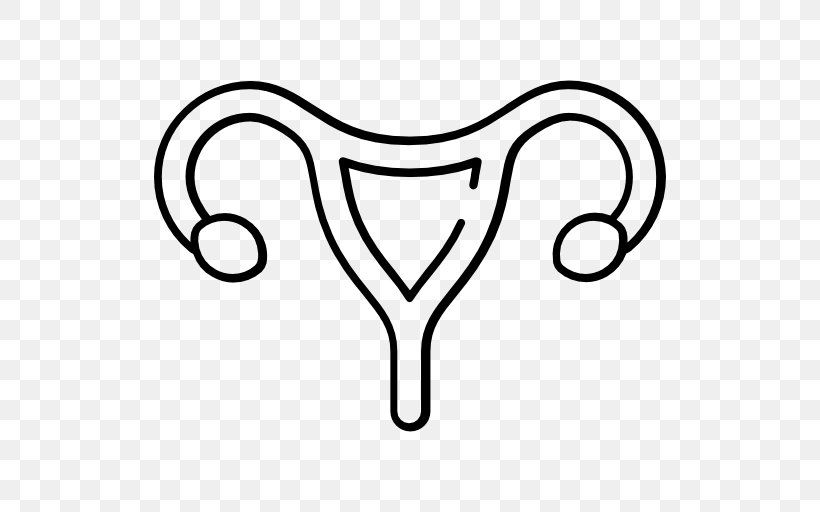 Ovary Clip Art, PNG, 512x512px, Ovary, Area, Black And White, Cancer, Heart Download Free