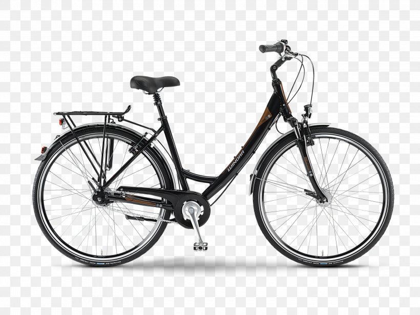 Electric Bicycle Kalkhoff City Bicycle Cycling, PNG, 3000x2250px, Bicycle, Bicycle Accessory, Bicycle Frame, Bicycle Part, Bicycle Saddle Download Free