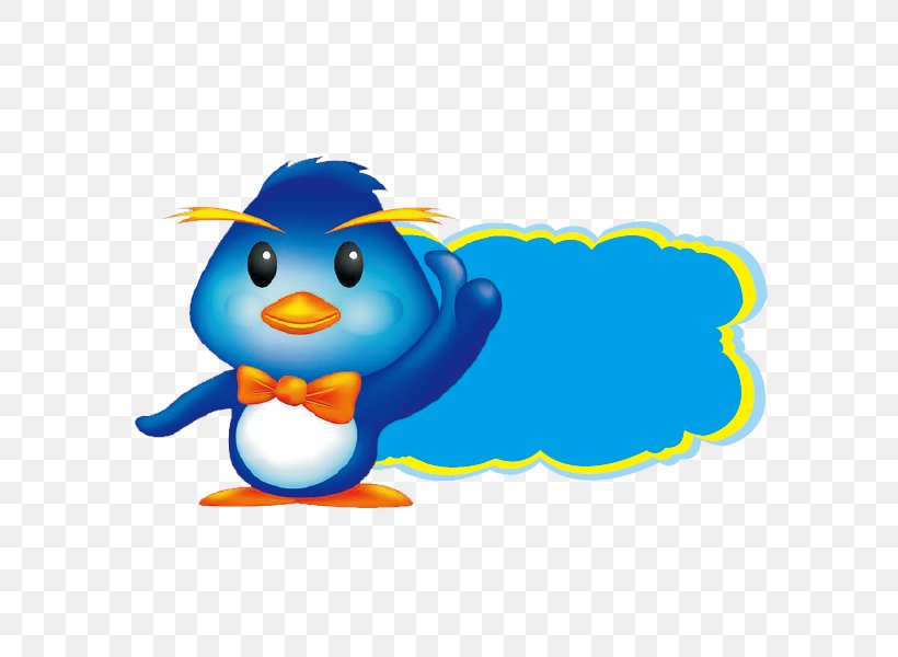 Penguin Avatar Bird Blue Tencent QQ, PNG, 600x600px, Penguin, Animal, Area, Art, Avatar Download Free
