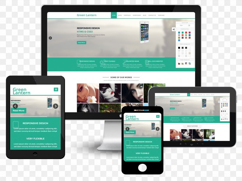 Responsive Web Design Graphic Design, PNG, 2563x1920px, Responsive Web Design, Brand, Communication, Communication Device, Display Advertising Download Free