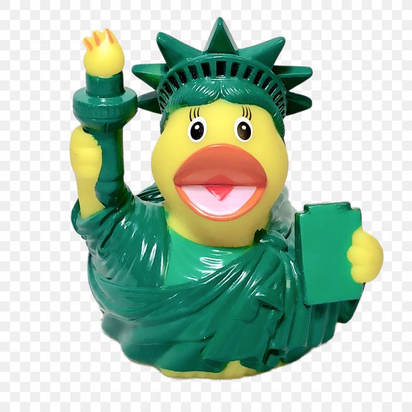 Statue Of Liberty Rubber Duck Statue Of Liberty Rubber Duck Figurine, PNG, 1280x1280px, Statue Of Liberty, Beak, Bird, Duck, Ducks Geese And Swans Download Free