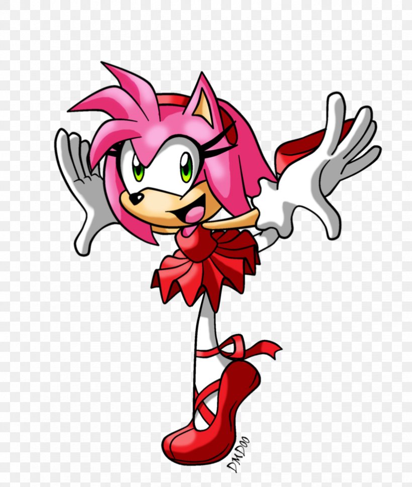 Amy Rose Sonic The Hedgehog Princess Sally Acorn Ballet Fan Art, PNG, 822x972px, Watercolor, Cartoon, Flower, Frame, Heart Download Free