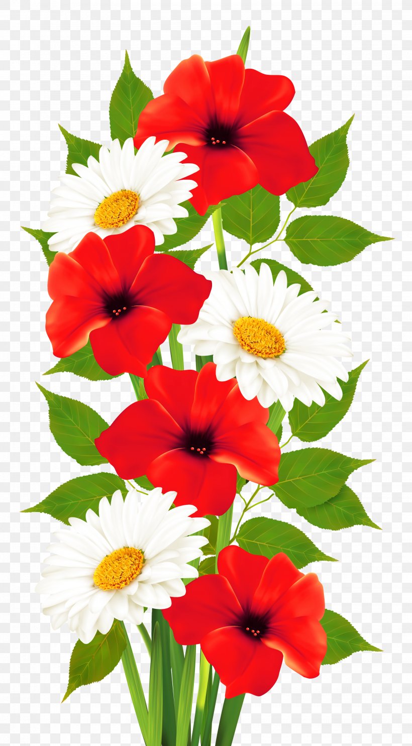 Flower Clip Art, PNG, 2860x5180px, Flower, Annual Plant, Color, Cut Flowers, Dahlia Download Free