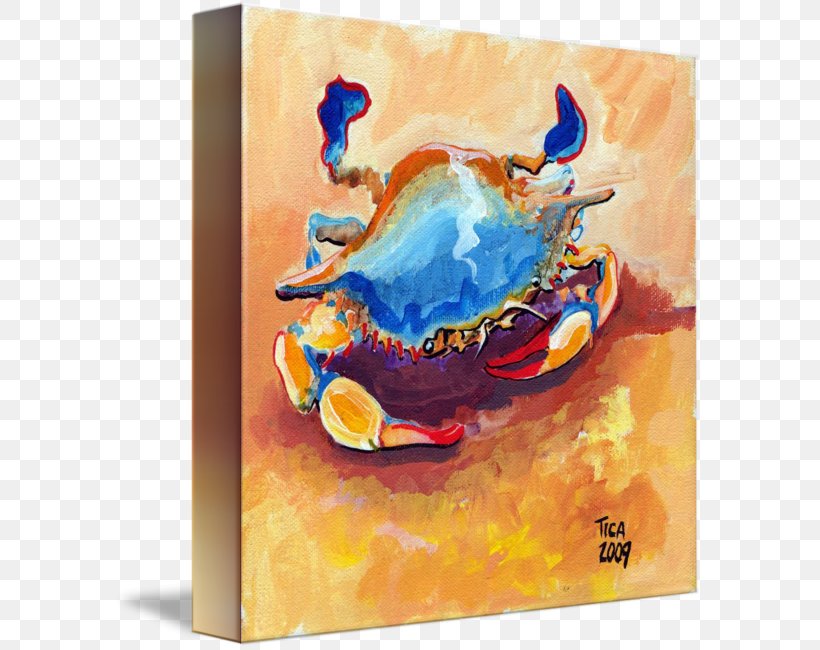 Modern Art Crab Watercolor Painting, PNG, 589x650px, Modern Art, Abstract Art, Acrylic Paint, Art, Artwork Download Free